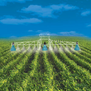 CGI picture of Norac technology on sprayer in use